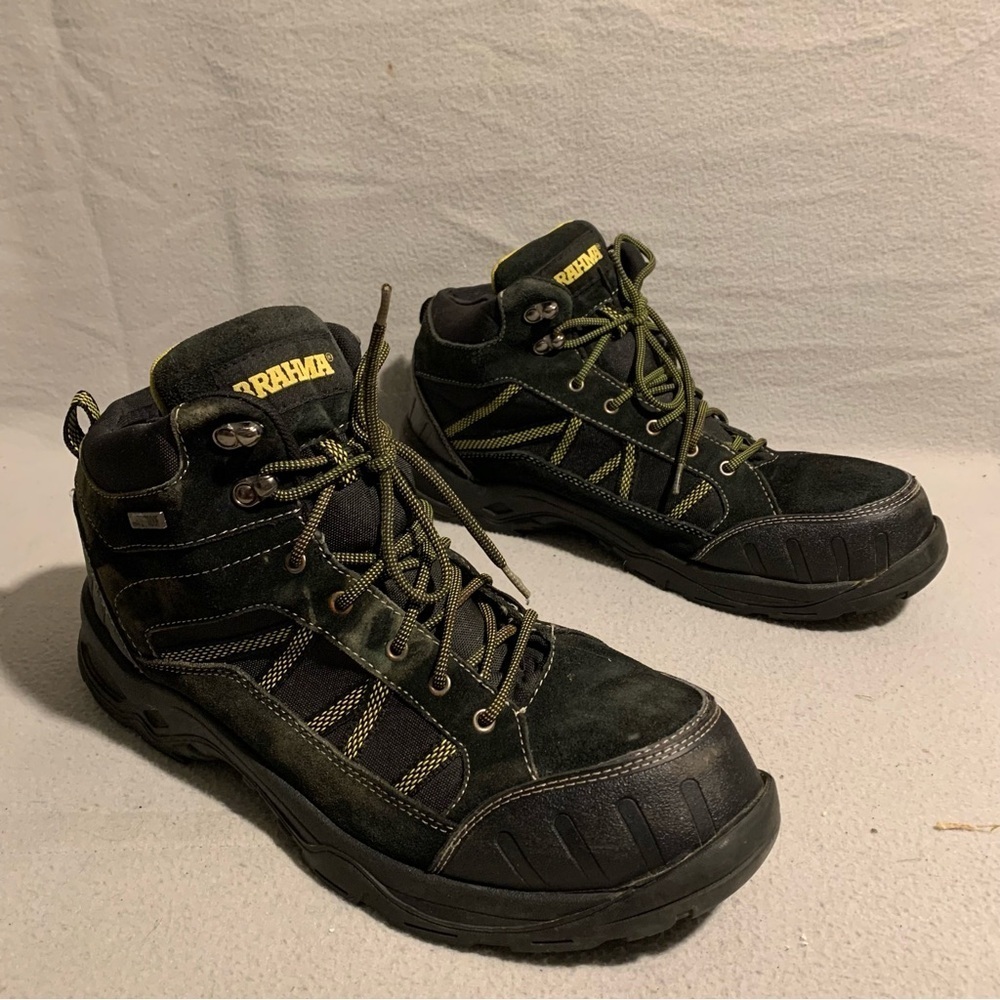 Brahma Mens Waterproof Steel Toe Hiking Work Boots ASTMF2413-18 Size 13 Black